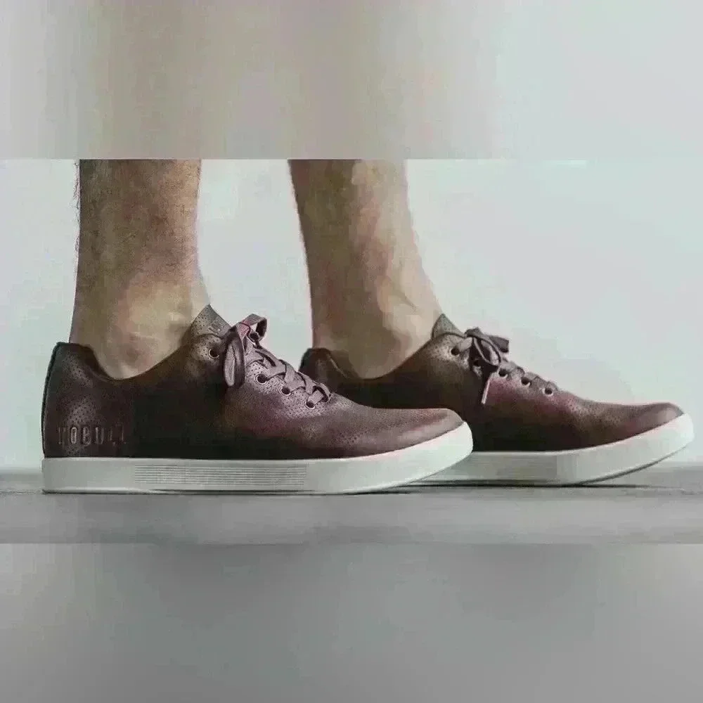 NOBULL BURGUNDY LEATHER TRAINER (unisex) Men’s Size 8, Women’s Size 9.5